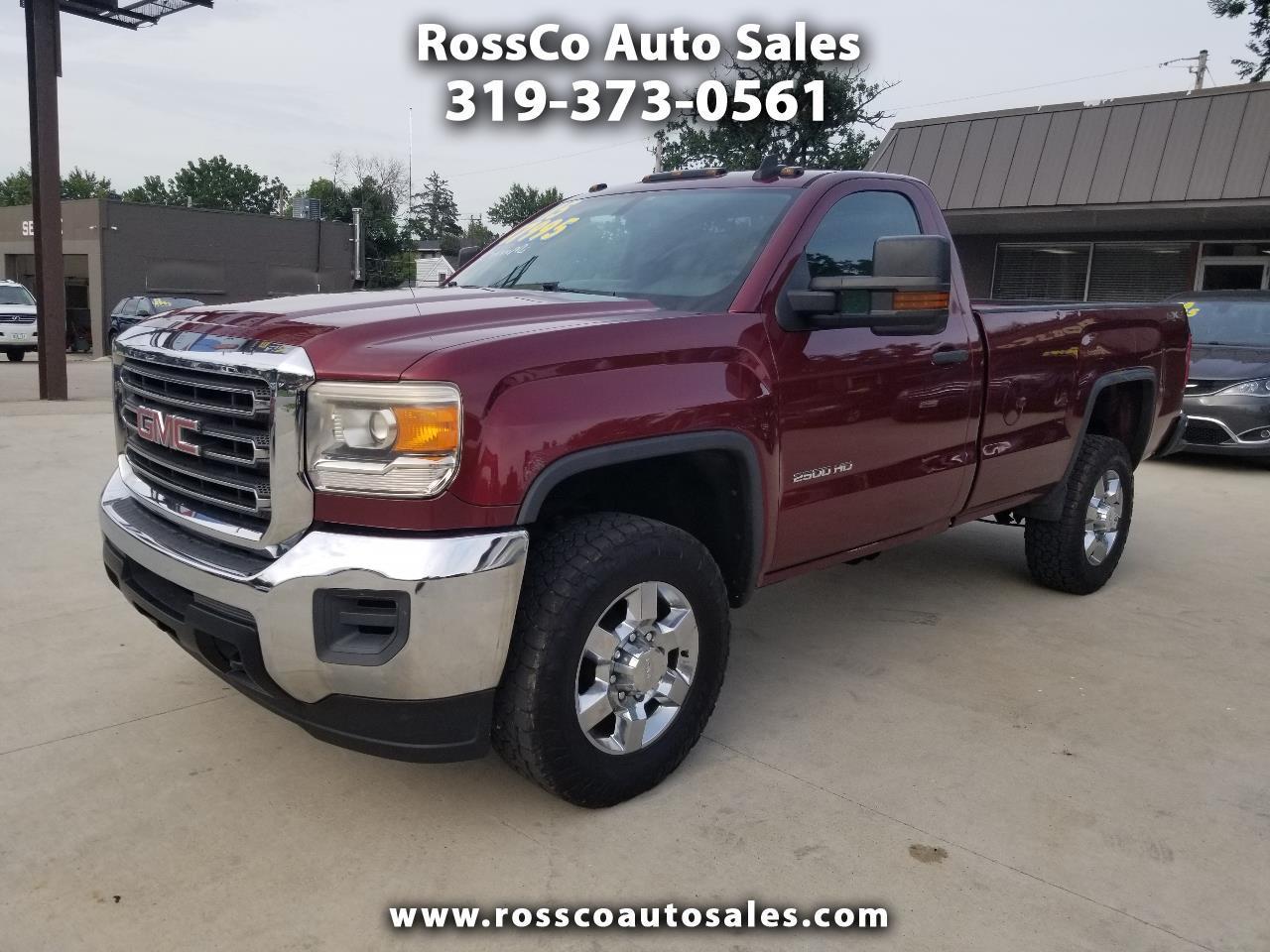 GMC Sierra 2500HD Work Truck Long Bed 4WD 2015