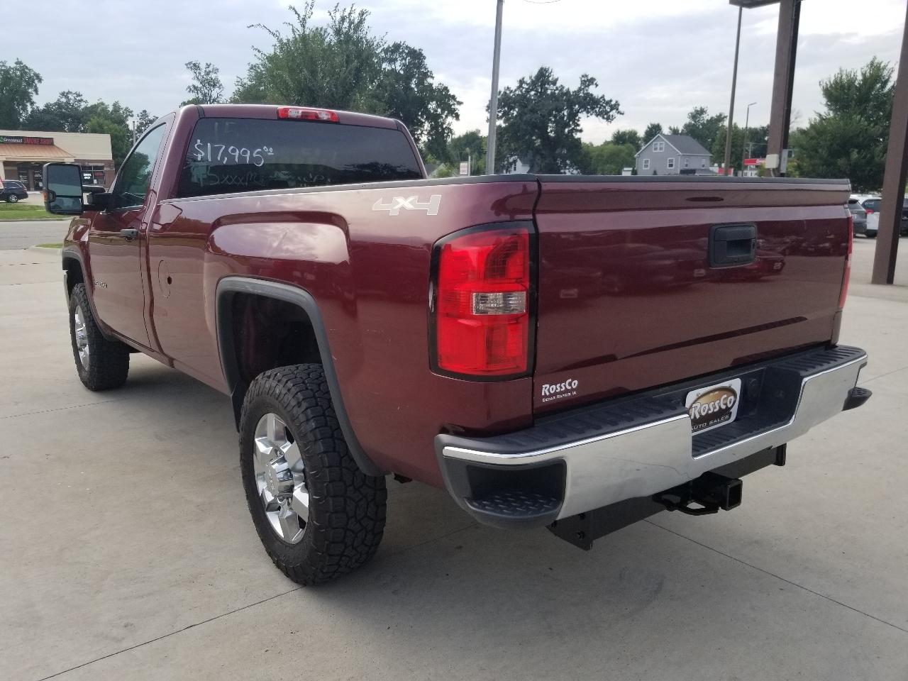GMC Sierra 2500HD Work Truck Long Bed 4WD 2015