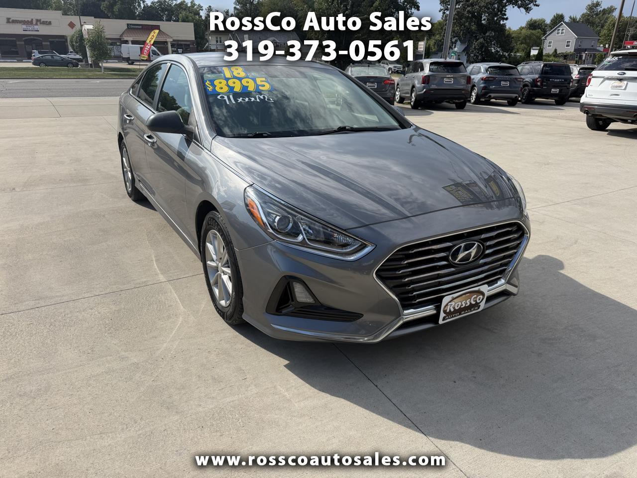 Gray 2018 Hyundai Sonata Sedan Front-Wheel Drive Automatic
