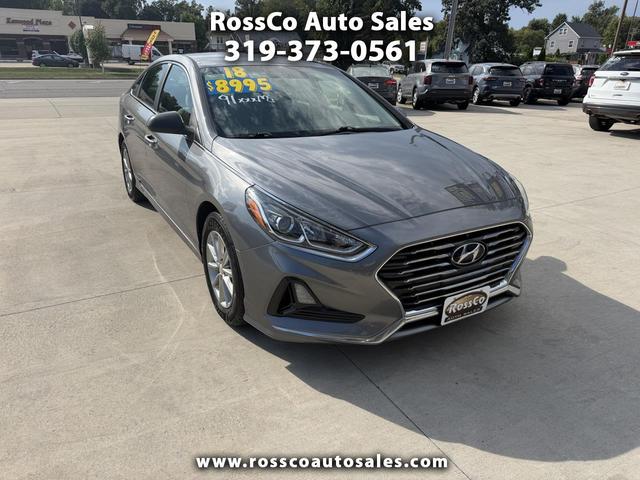Gray 2018 Hyundai Sonata Sedan Front-Wheel Drive Automatic