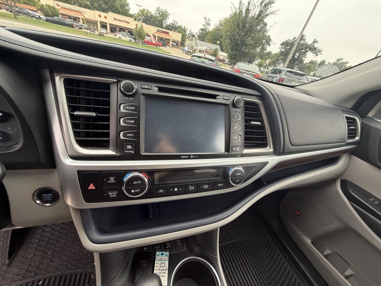 Toyota Highlander AWD 4dr V6 Limited (Natl) 2014