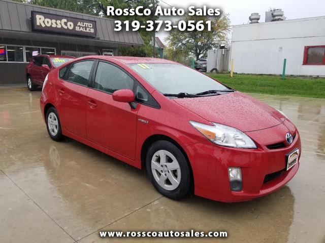 Red 2011 Toyota Prius Hatchback Front-Wheel Drive Automatic