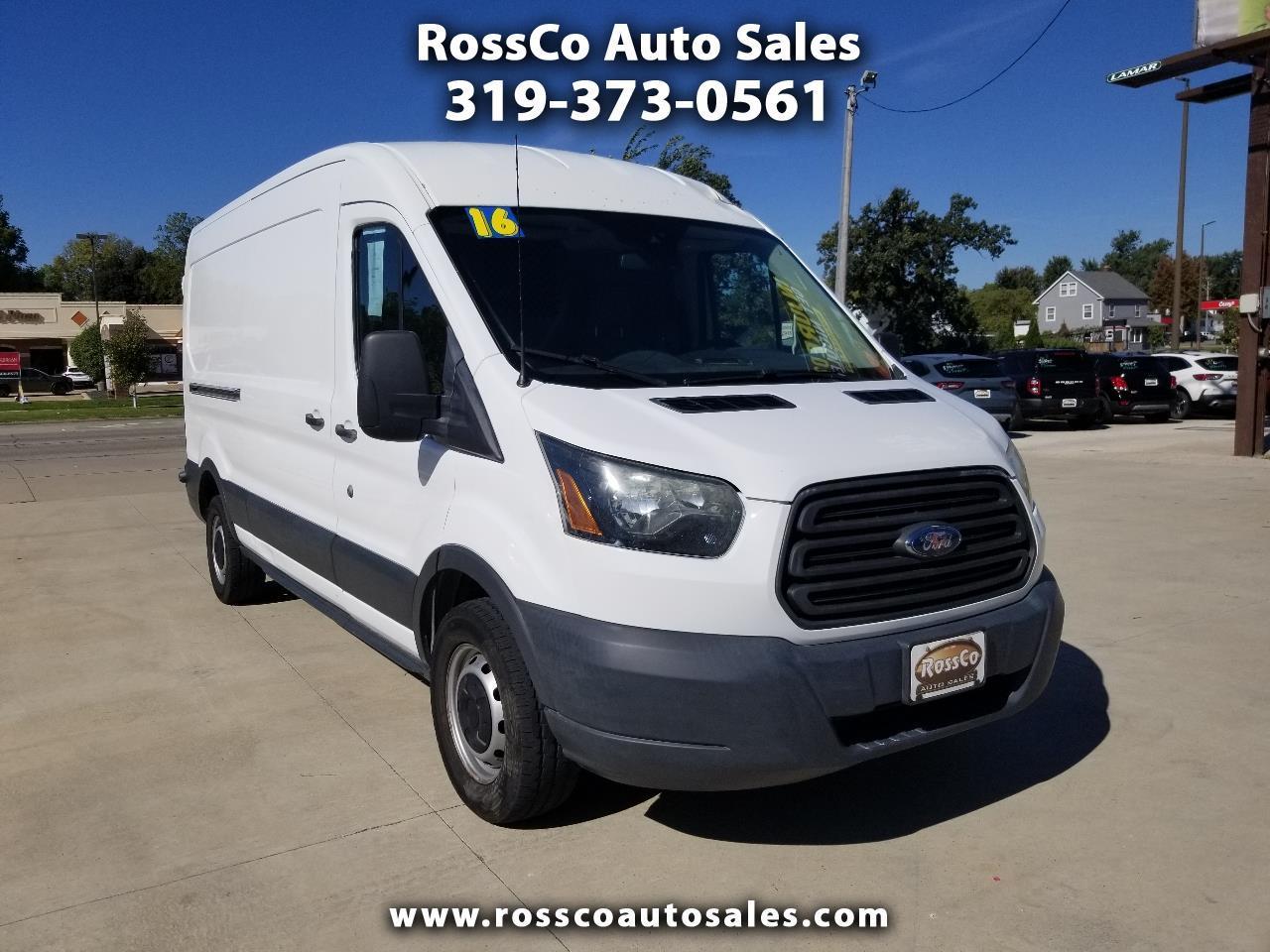 White 2016 Ford Transit Cargo Van Rear-Wheel Drive Automatic