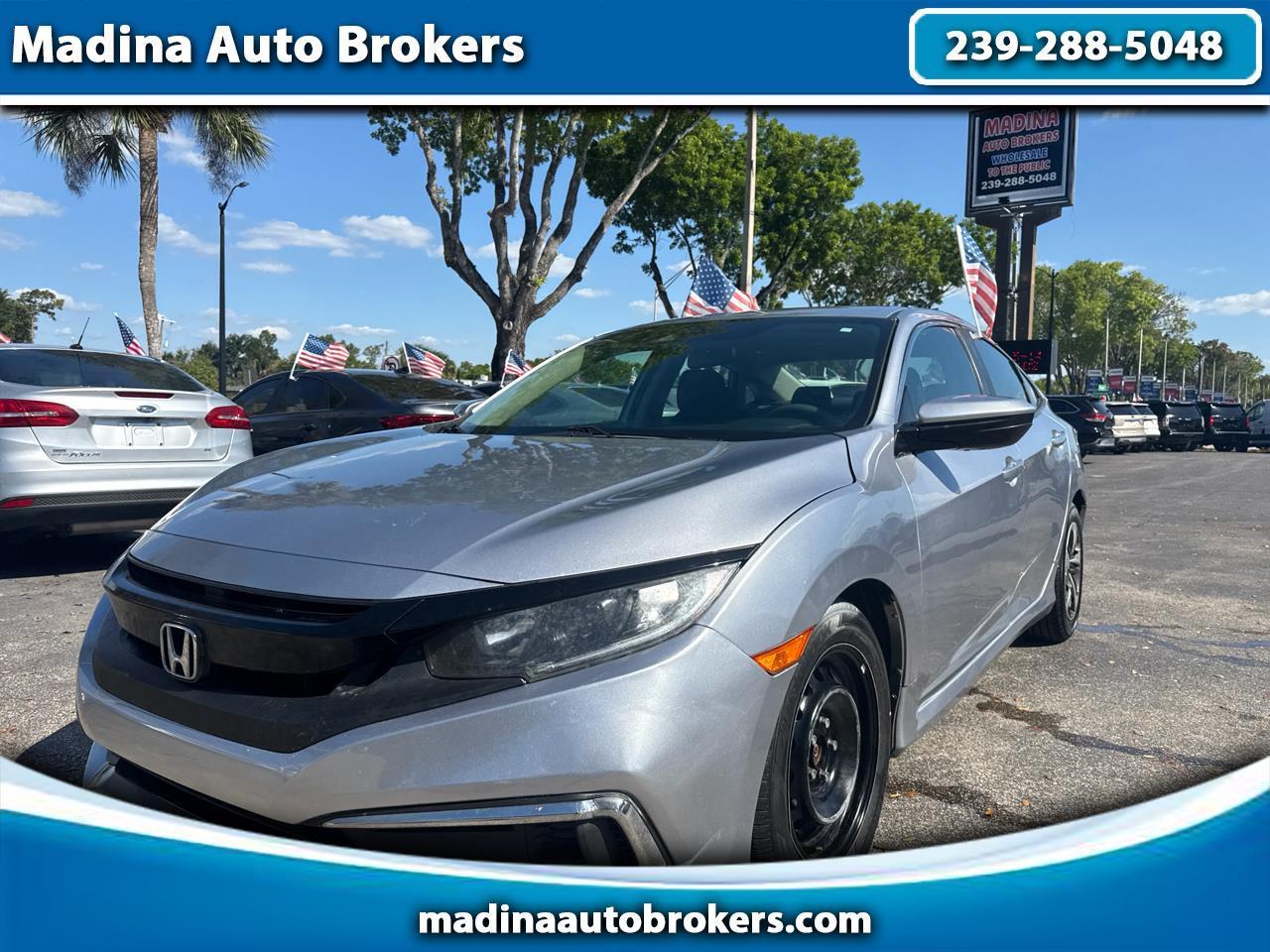 2020 Honda Civic LX Honda Sensing Sedan CVT