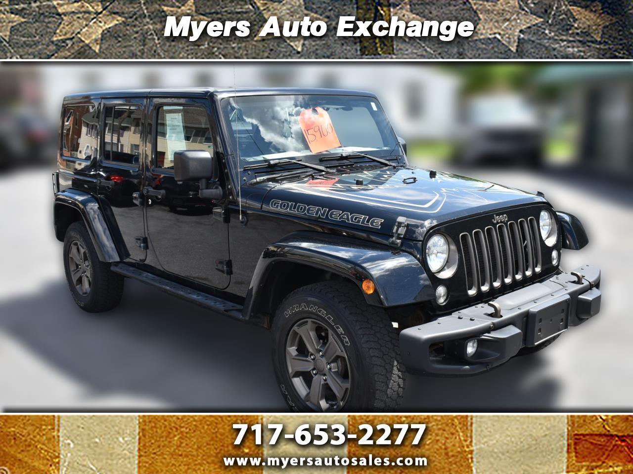 2018 Jeep Wrangler JK Unlimited Sport 4WD GOLDEN EAGLE