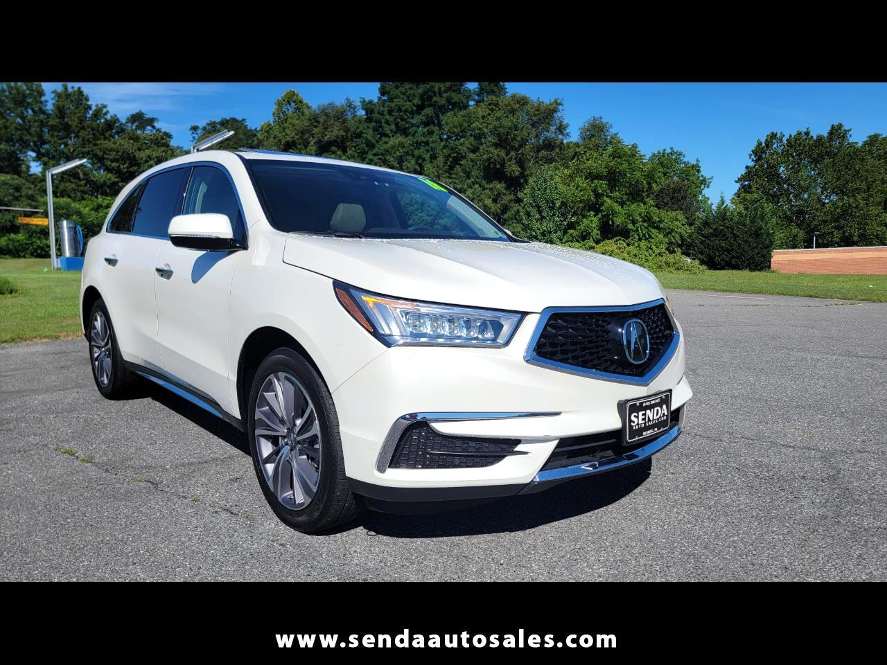 Acura MDX SH-AWD 9-Spd AT w/Tech Package 2018