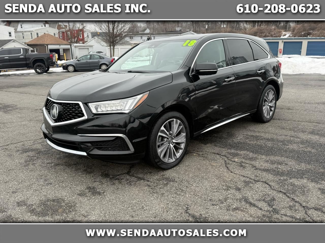 2018 Acura MDX SH-AWD 9-Spd AT w/Tech Package