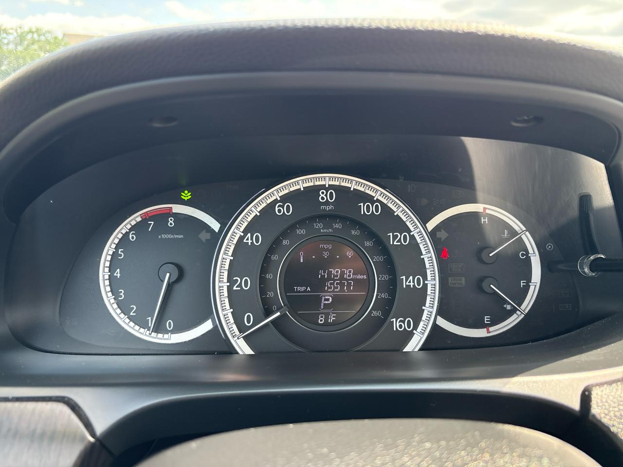 Honda Accord EX-L Sedan CVT 2015