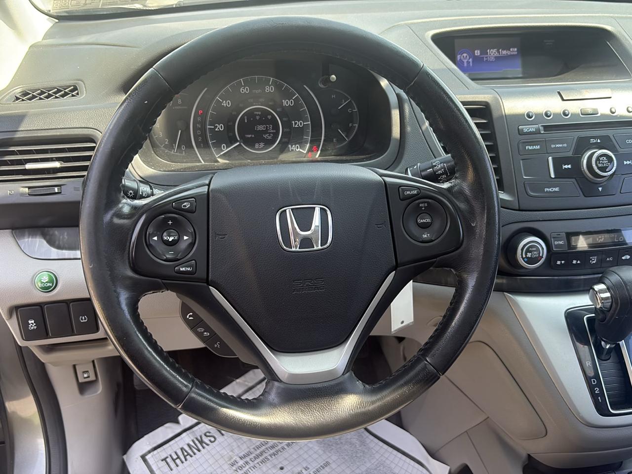Honda CR-V EX-L 4WD 5-Speed AT 2014
