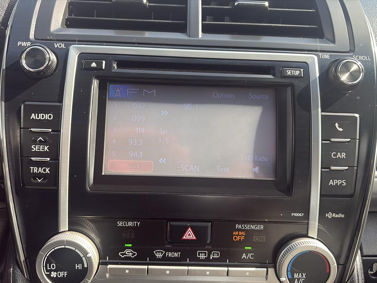 Toyota Camry SE 2012