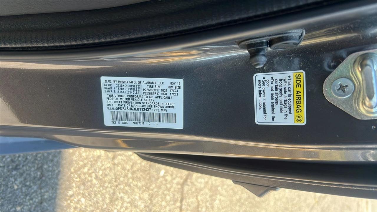 Honda Odyssey 5dr EX-L 2014