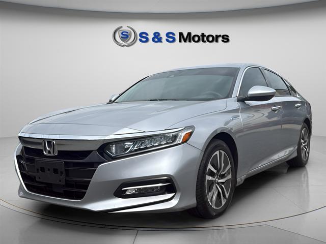 Silver 2019 Honda Accord Hybrid Sedan Front-Wheel Drive Continuously Variable Transmission