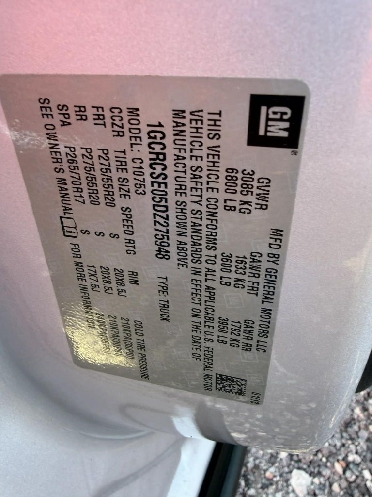 Chevrolet Silverado 1500 LT Ext. Cab 2WD 2013