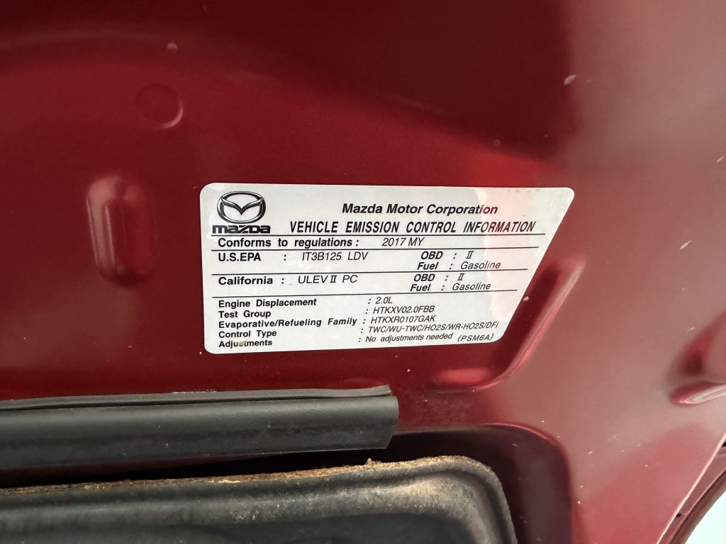 Mazda MX-5 Miata RF Grand Touring 6AT 2017