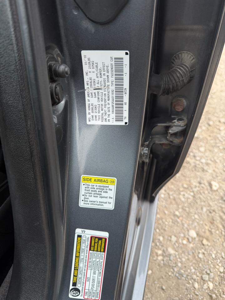 Acura TL 4dr Sdn AT 2010