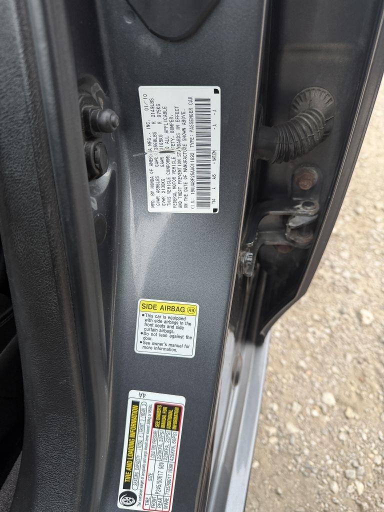 Acura TL 4dr Sdn AT 2010