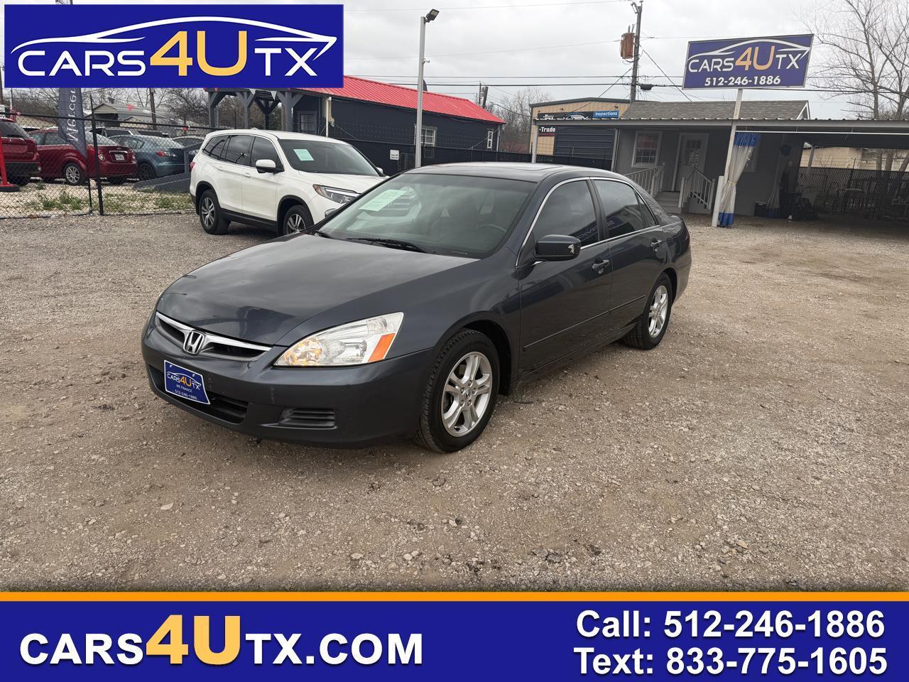 2006 Honda Accord EX Sedan AT w/ Leather and XM Radio