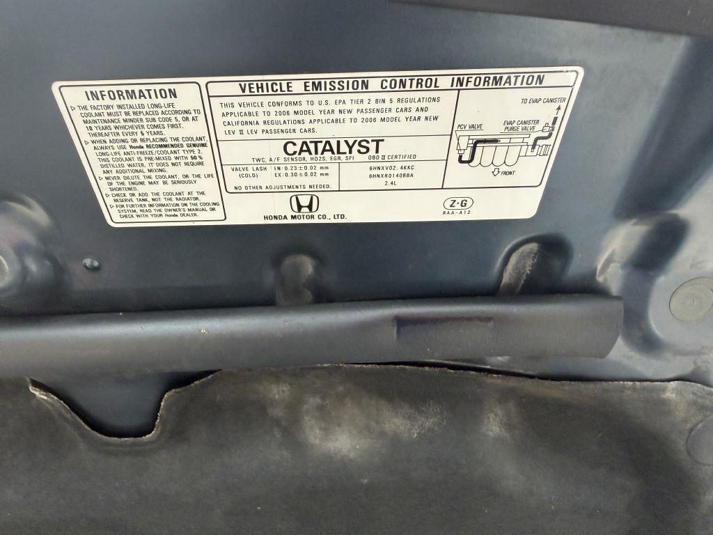 Honda Accord EX Sedan AT w/ Leather and XM Radio 2006