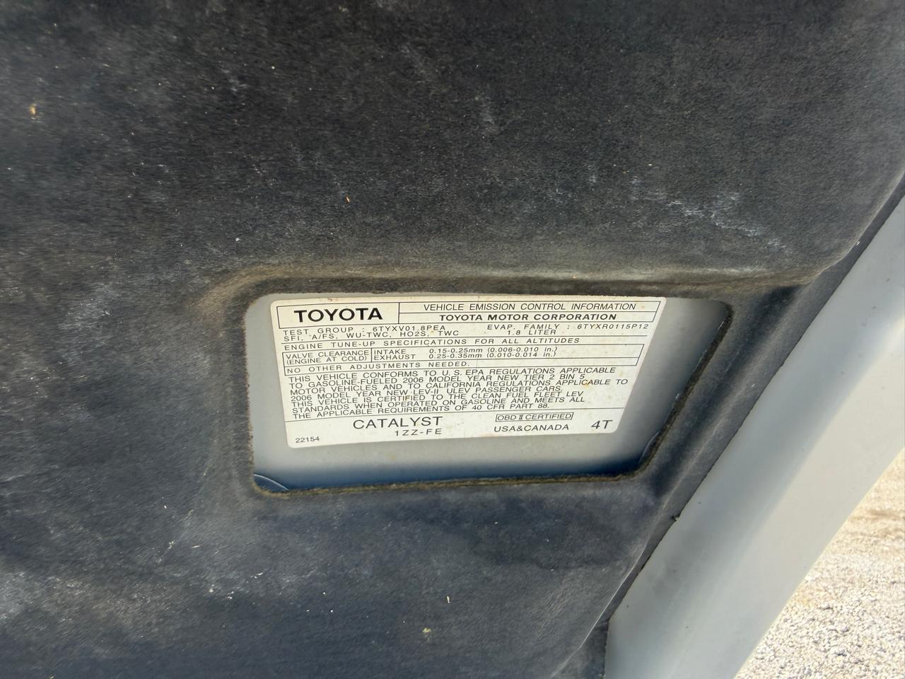 Toyota Corolla S 2006