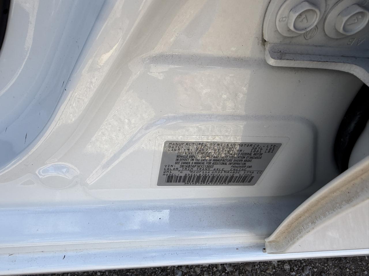 Nissan Sentra S 2019