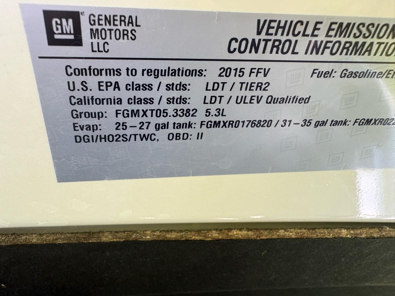 Chevrolet Suburban 4WD 4dr LTZ 2015