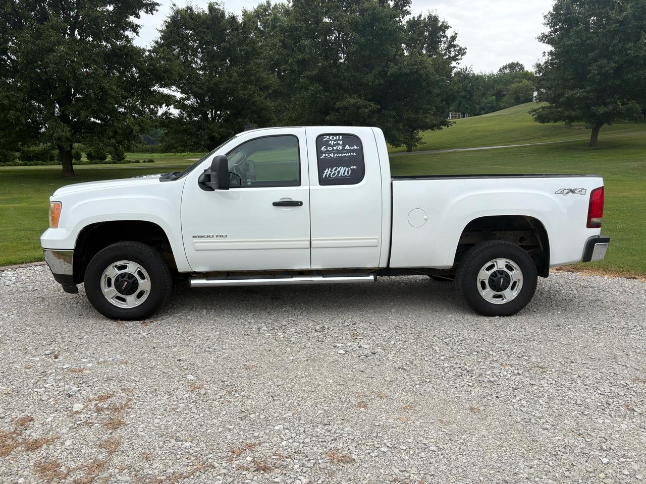 GMC Sierra 2500HD 4WD Ext Cab 144.2" SLE 2011