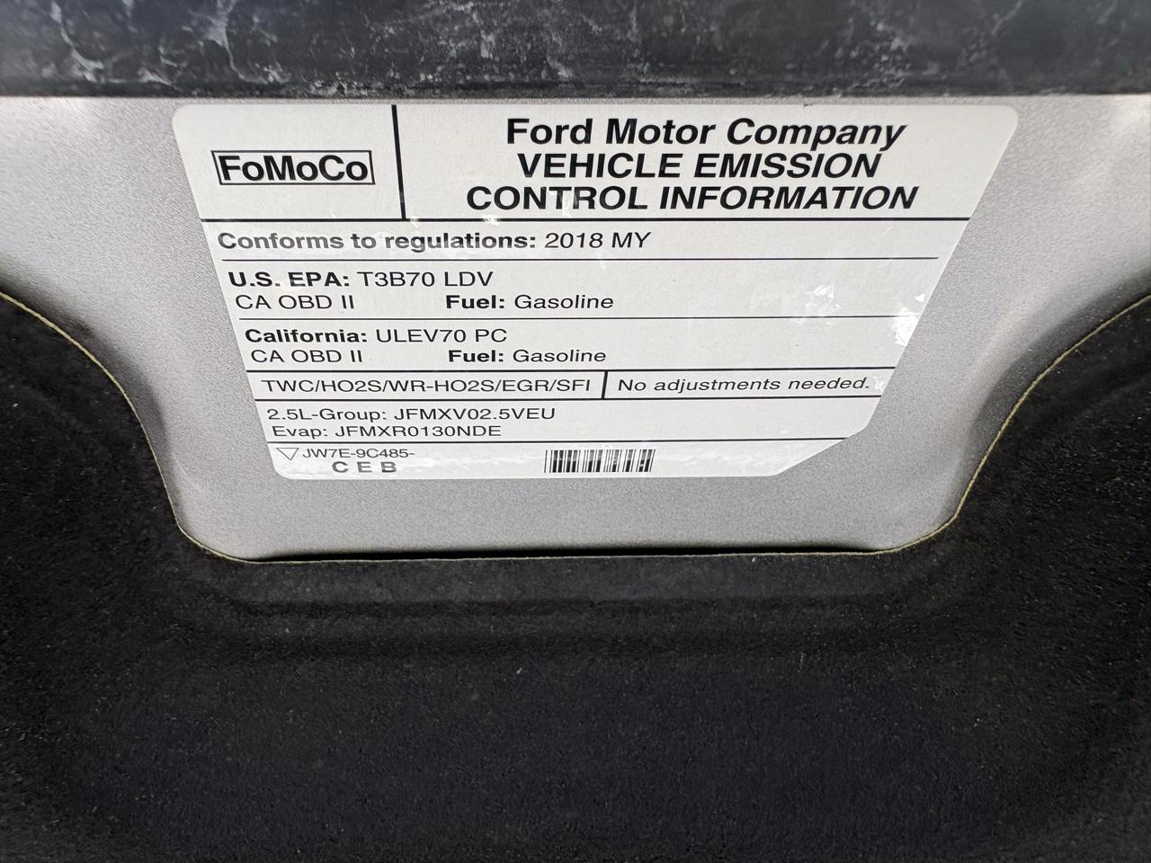 Ford Fusion SE FWD 2018