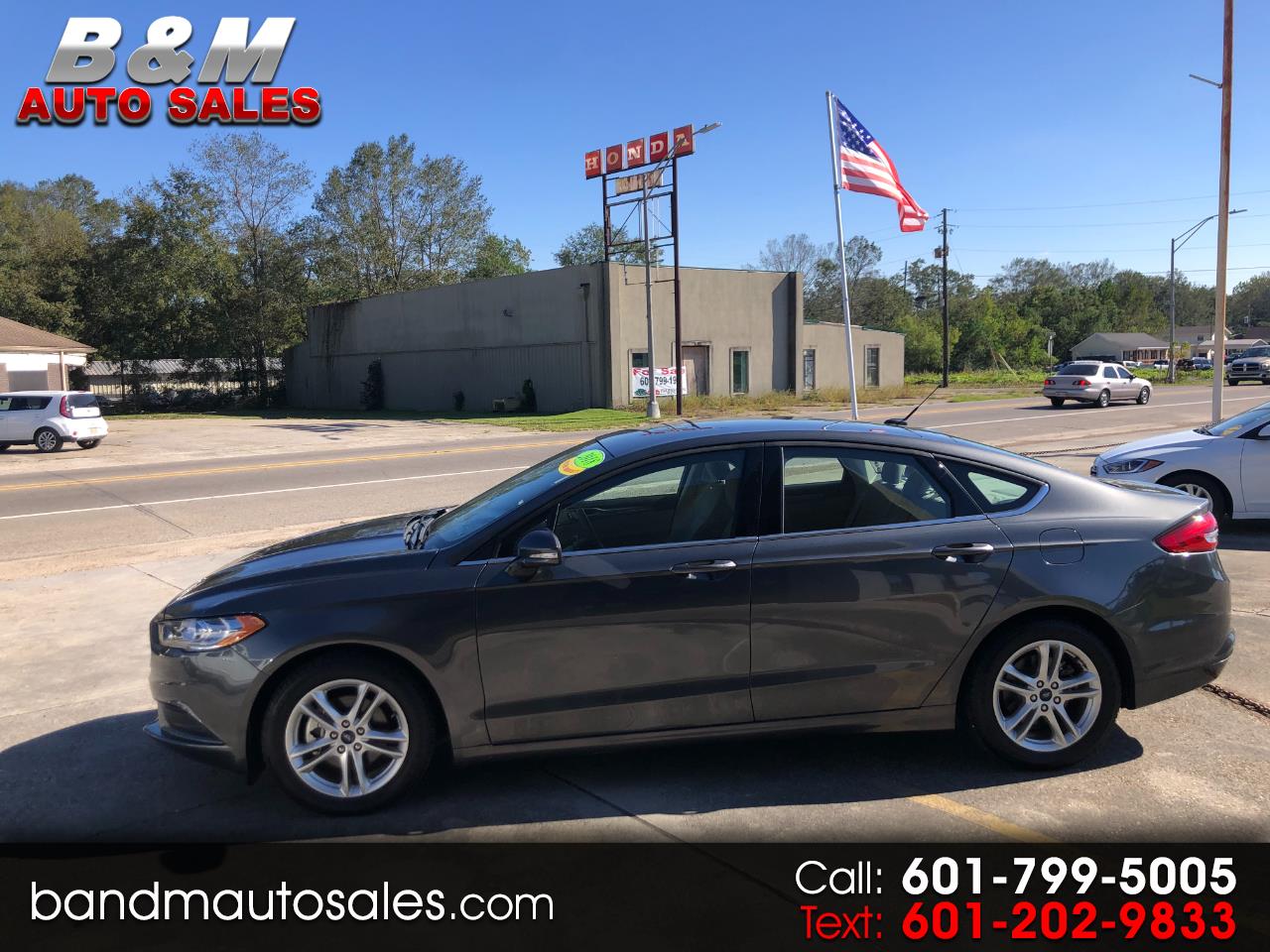Used 2018 Ford Fusion SE for Sale in Picayune MS 39466 B&M Auto Sales