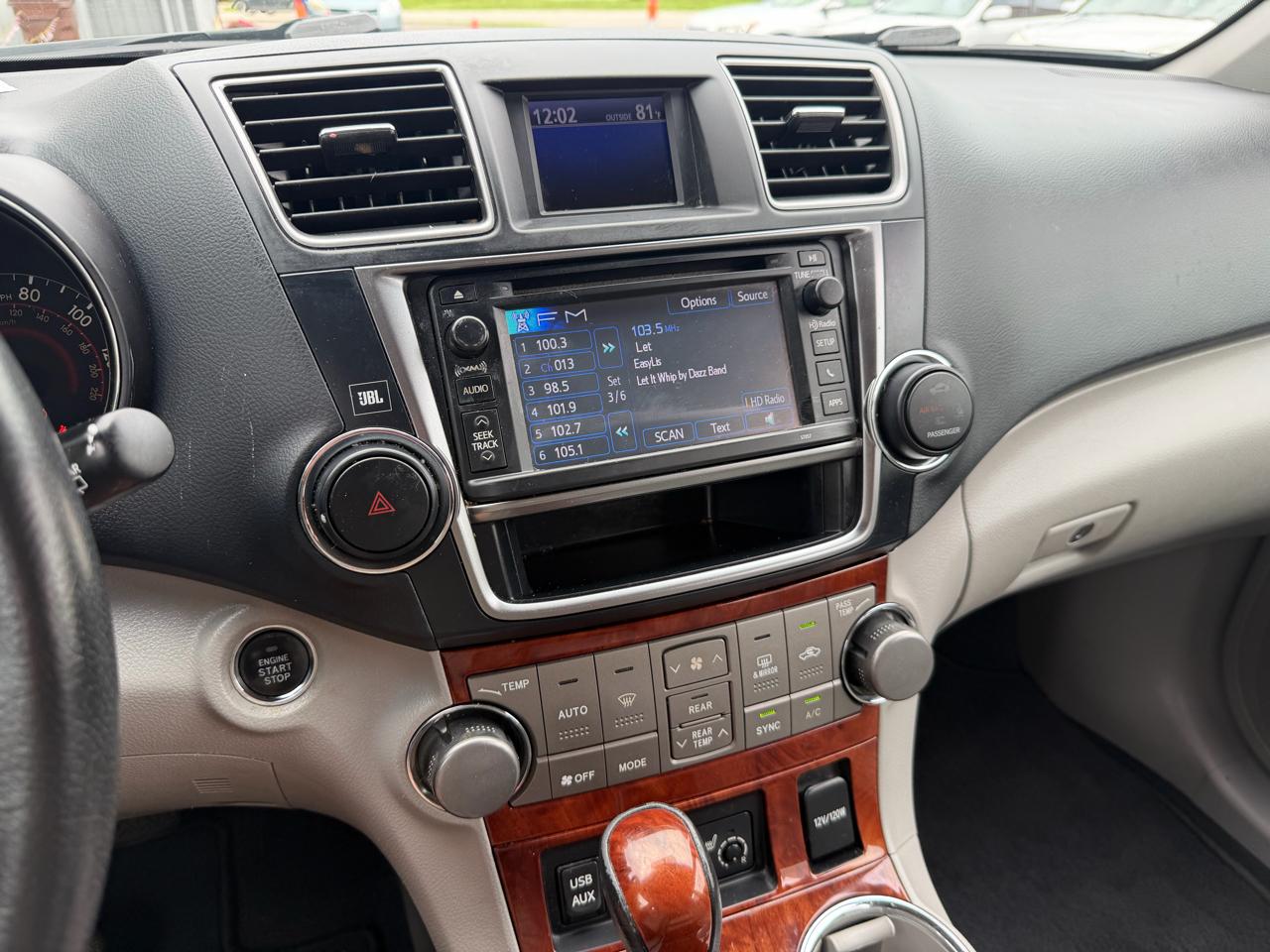Toyota Highlander Limited 4WD 2013
