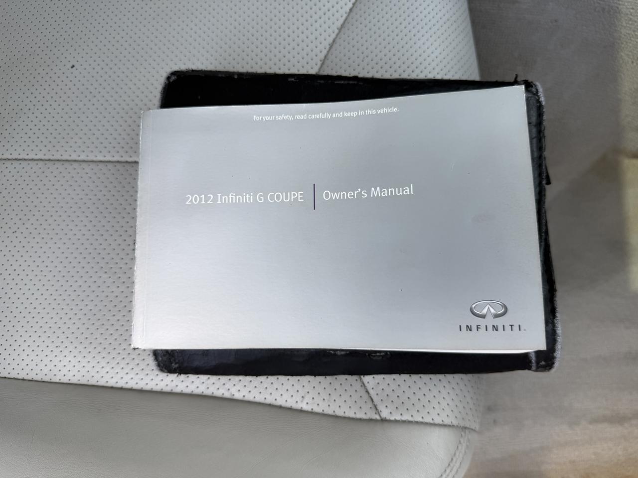 Infiniti G Coupe x AWD 2012