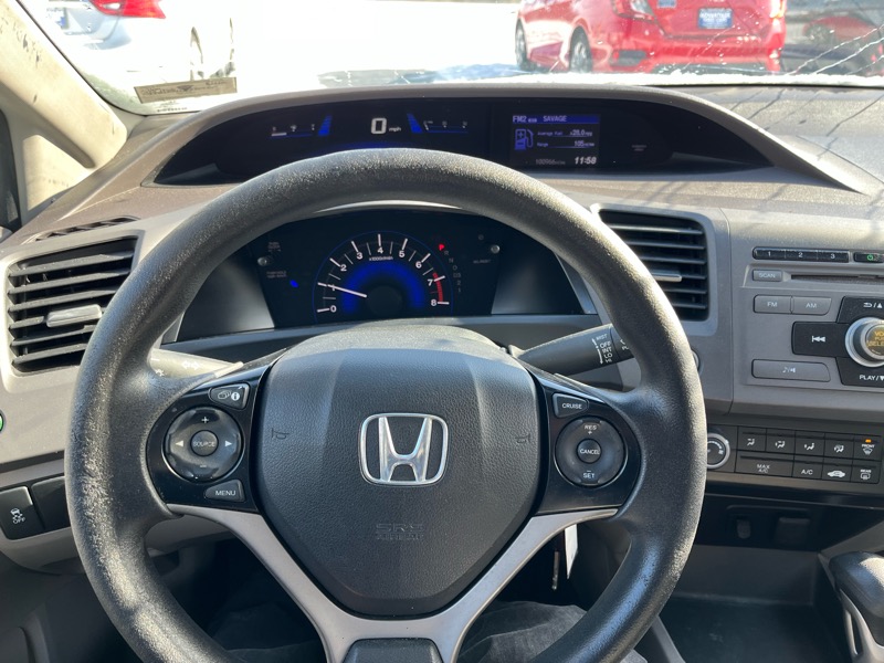 Honda Civic LX Sedan 5-Speed AT 2012