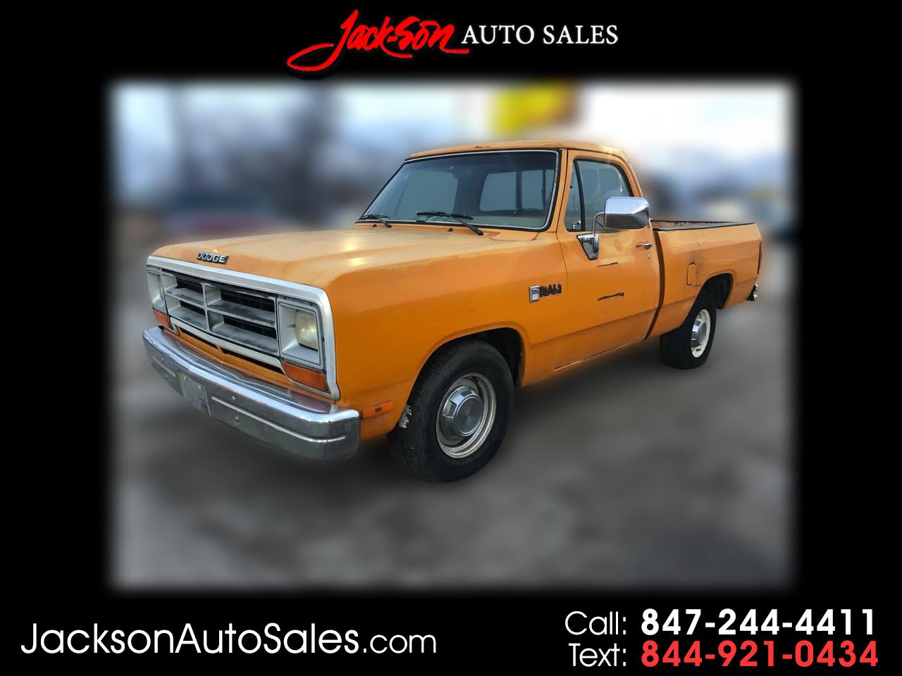 1988 Dodge 1/2 Ton Trucks D150 Sweptline 115" WB