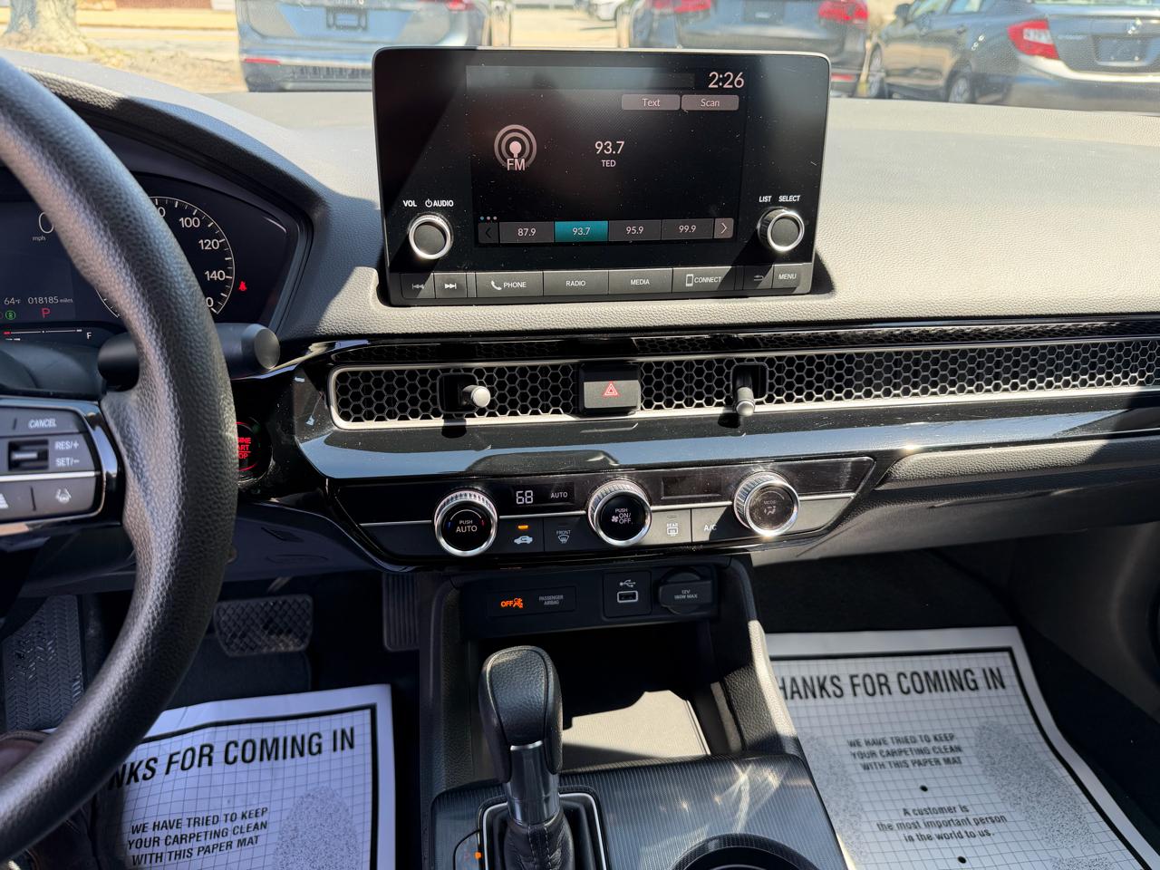 Honda Civic LX Sedan CVT 2023