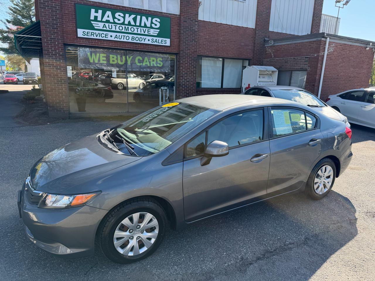 2012 Honda Civic LX Sedan 5-Speed AT