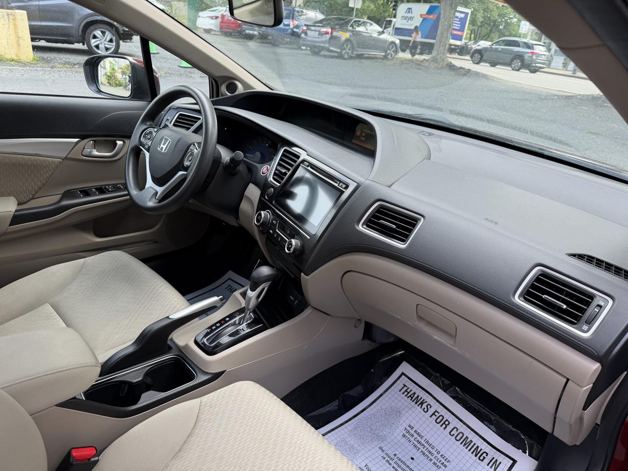 Honda Civic EX Sedan CVT 2014