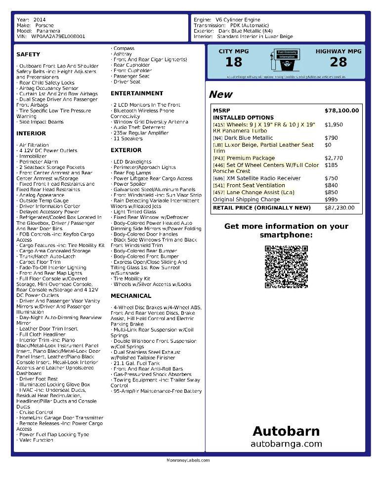 Porsche Panamera 4 2014