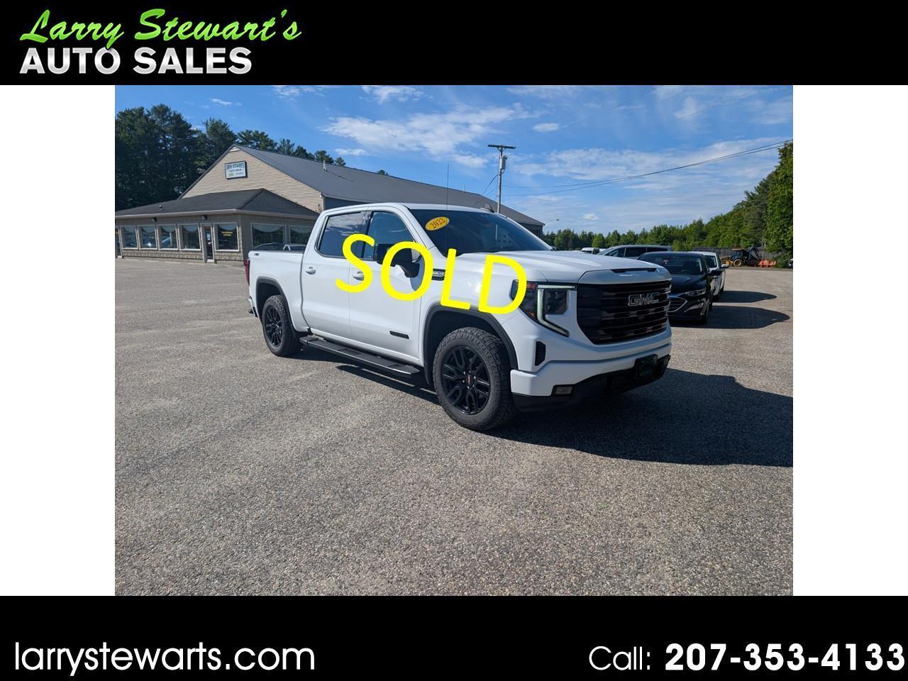 2022 GMC Sierra 1500 4WD Crew Cab 147" Elevation w/3SB