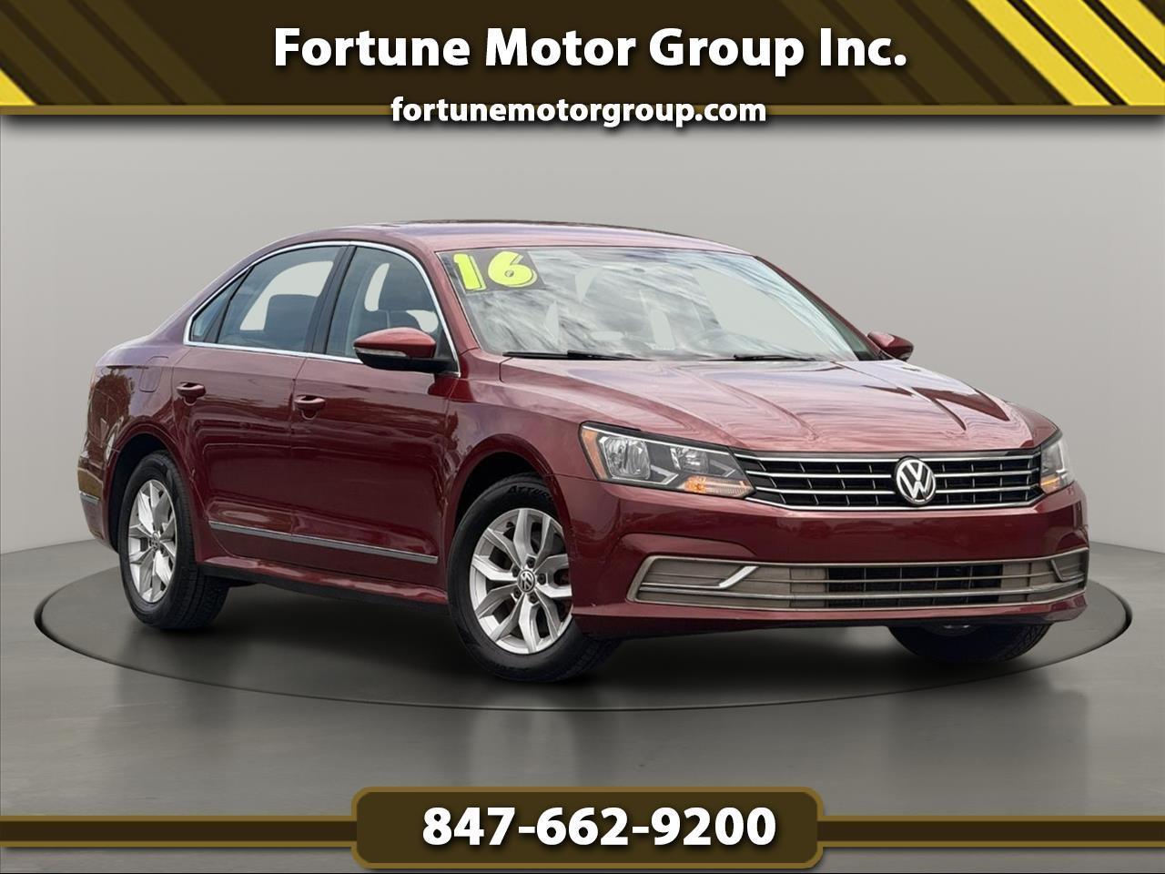 Volkswagen Passat 4dr Sdn 1.8T Auto S PZEV 2016