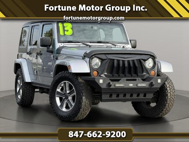 Silver 2013 Jeep Wrangler SUV / Crossover Four-Wheel Drive Automatic