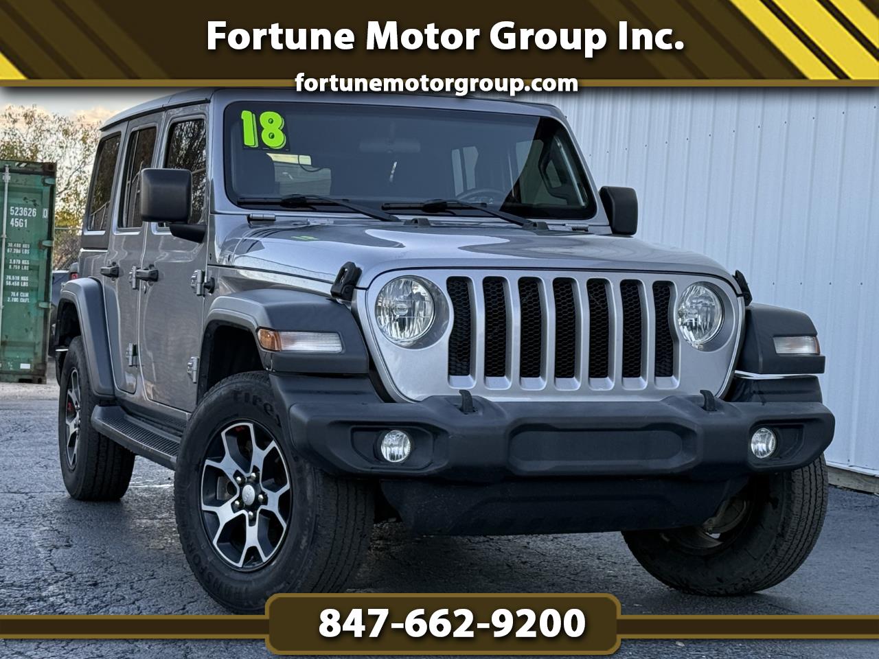 2018 Jeep Wrangler Unlimited Sport S 4x4