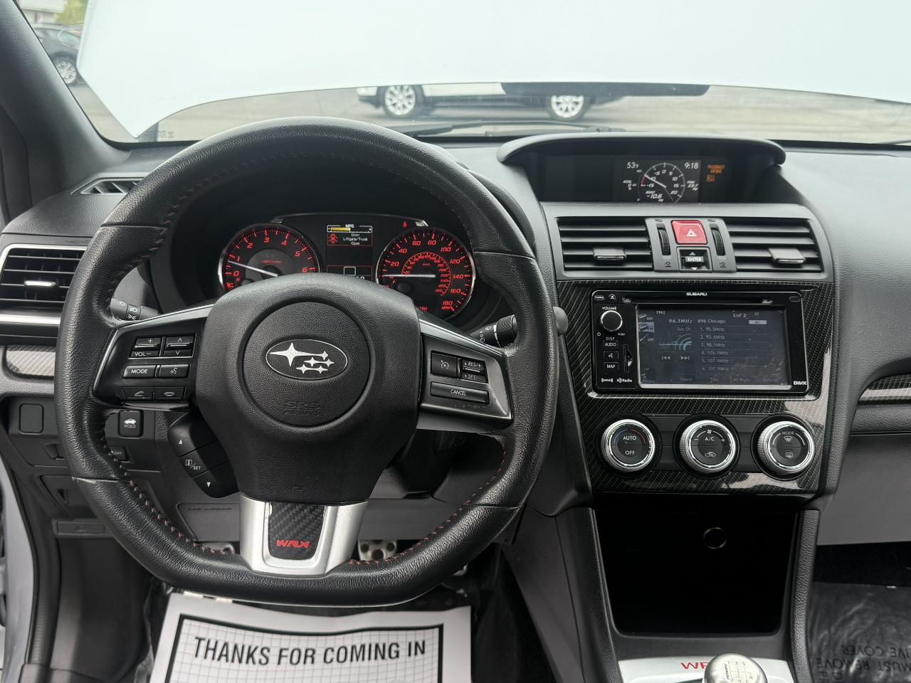 Subaru WRX 4dr Sdn Man Limited 2015
