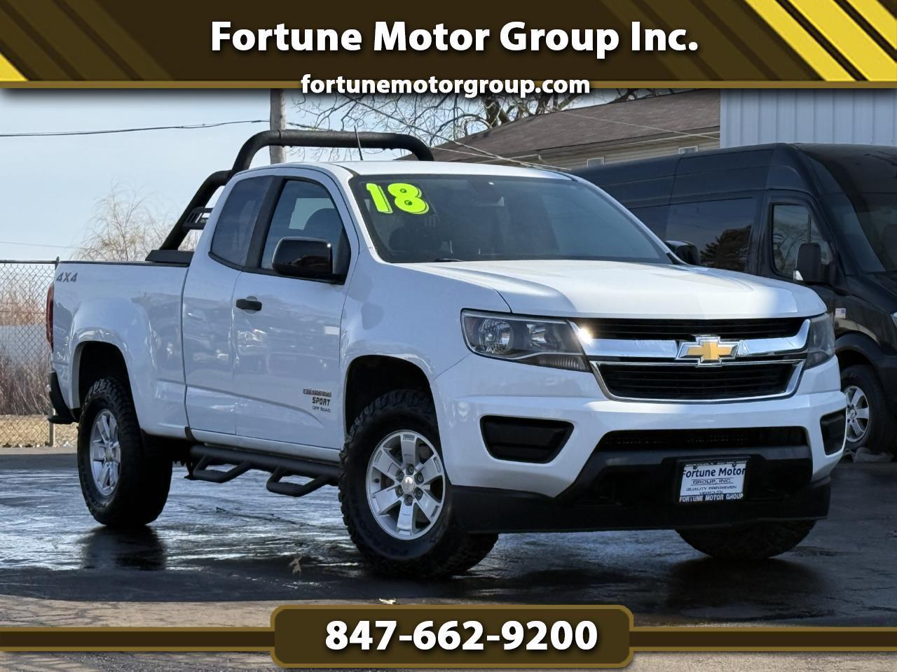 2018 Chevrolet Colorado 4WD Ext Cab 128.3" Work Truck