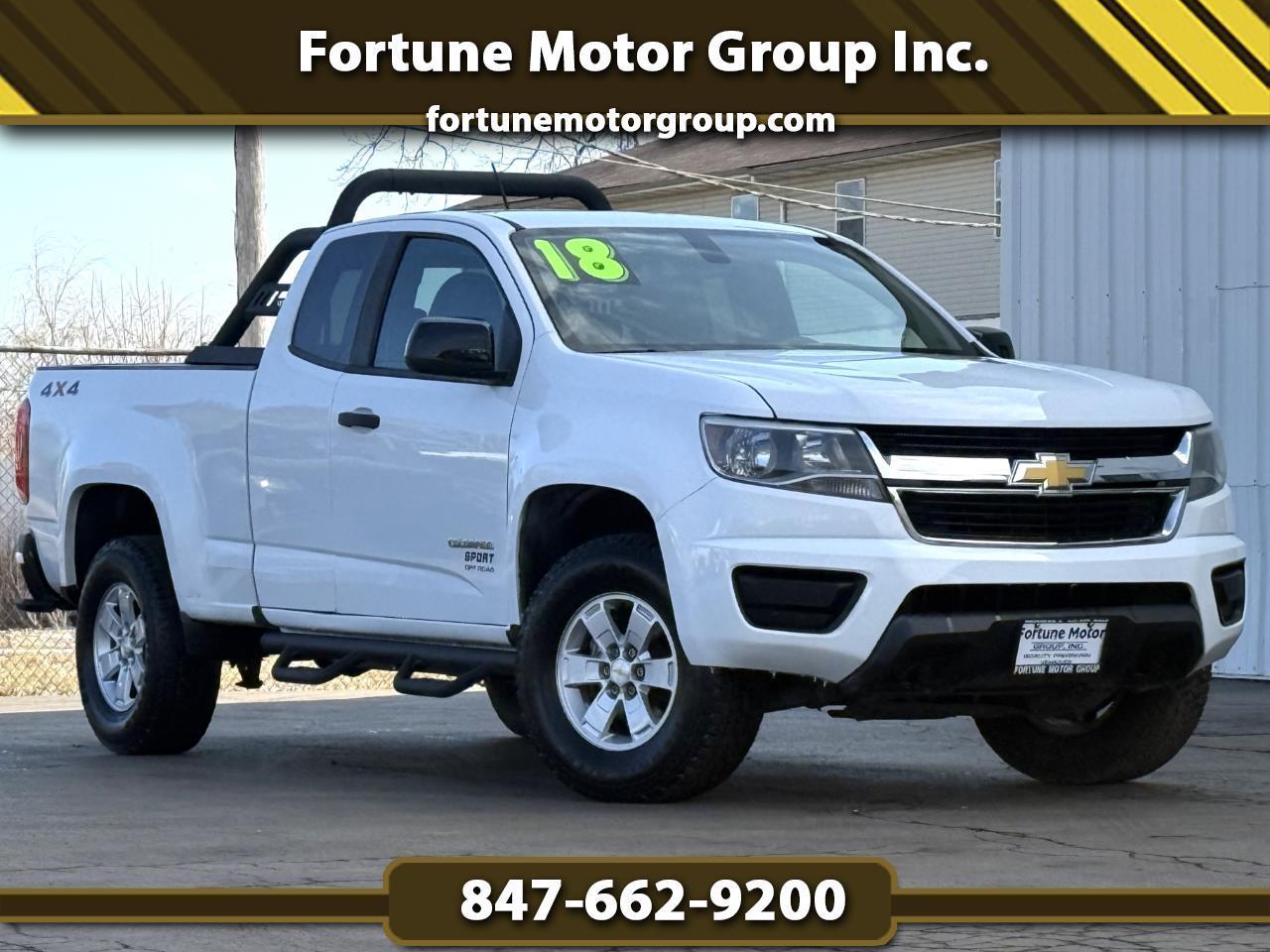 2018 Chevrolet Colorado 4WD Ext Cab 128.3" Work Truck