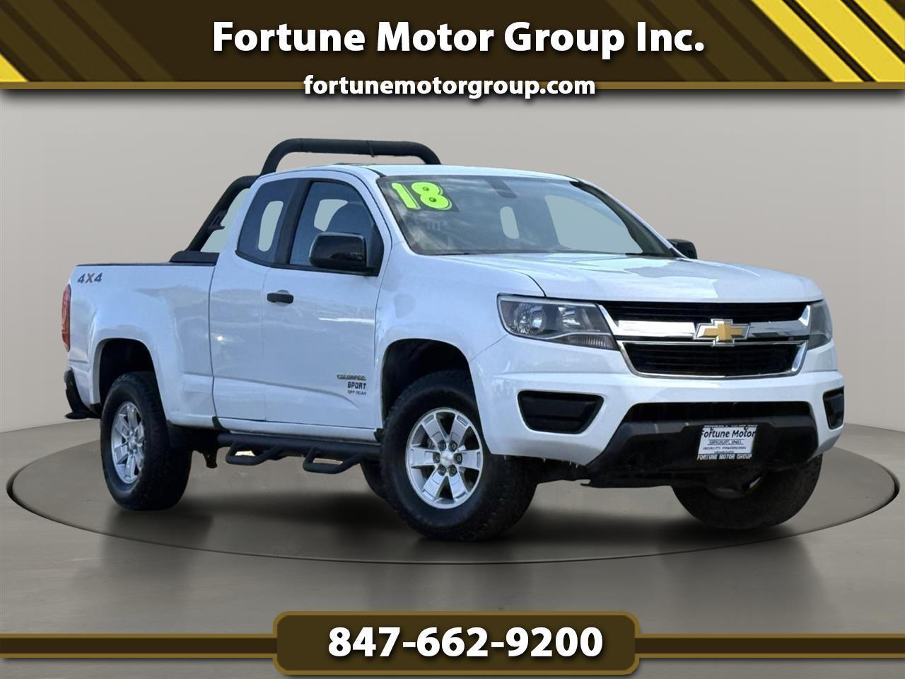 2018 Chevrolet Colorado 4WD Ext Cab 128.3" Work Truck