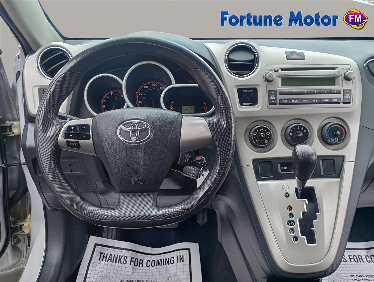 Toyota Matrix 5dr Wgn Man FWD (Natl) 2011