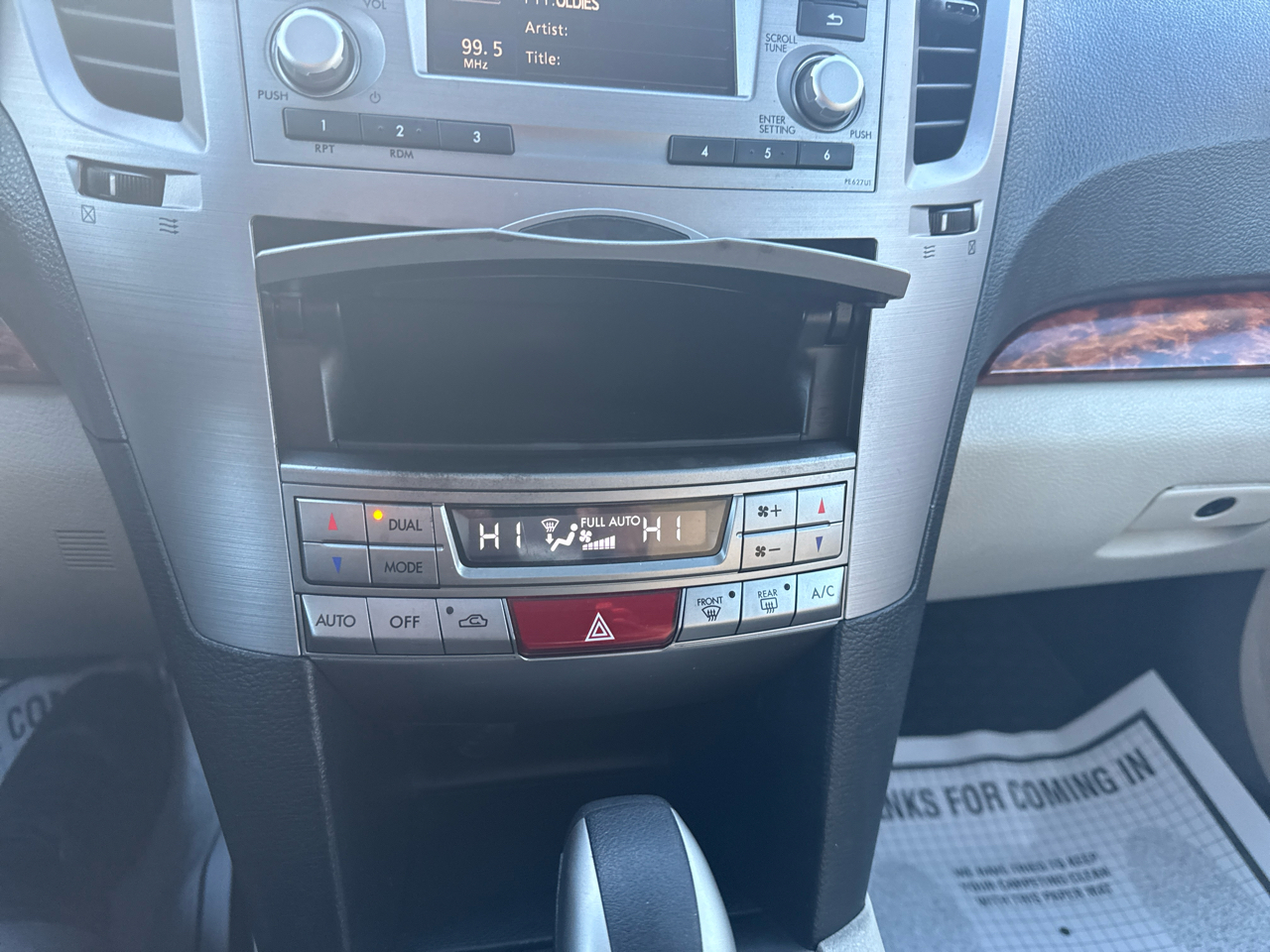 Subaru Outback 3.6R Limited 2012