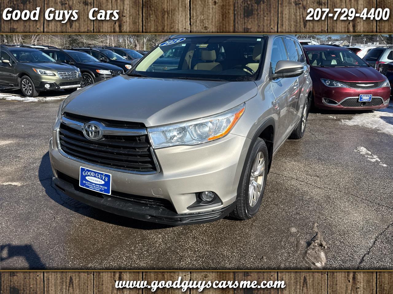 Toyota Highlander XLE AWD V6 2014
