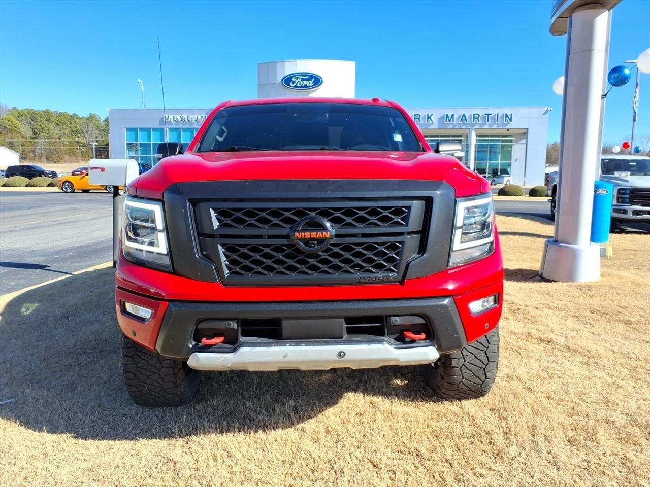 Used 2021 Nissan Titan PRO-4X with VIN 1N6AA1ED2MN515574 for sale in Little Rock