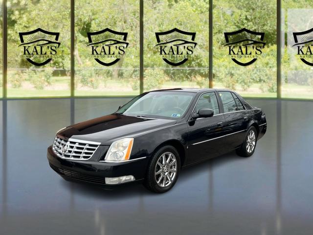 Black 2008 Cadillac DTS Sedan Front-Wheel Drive Automatic