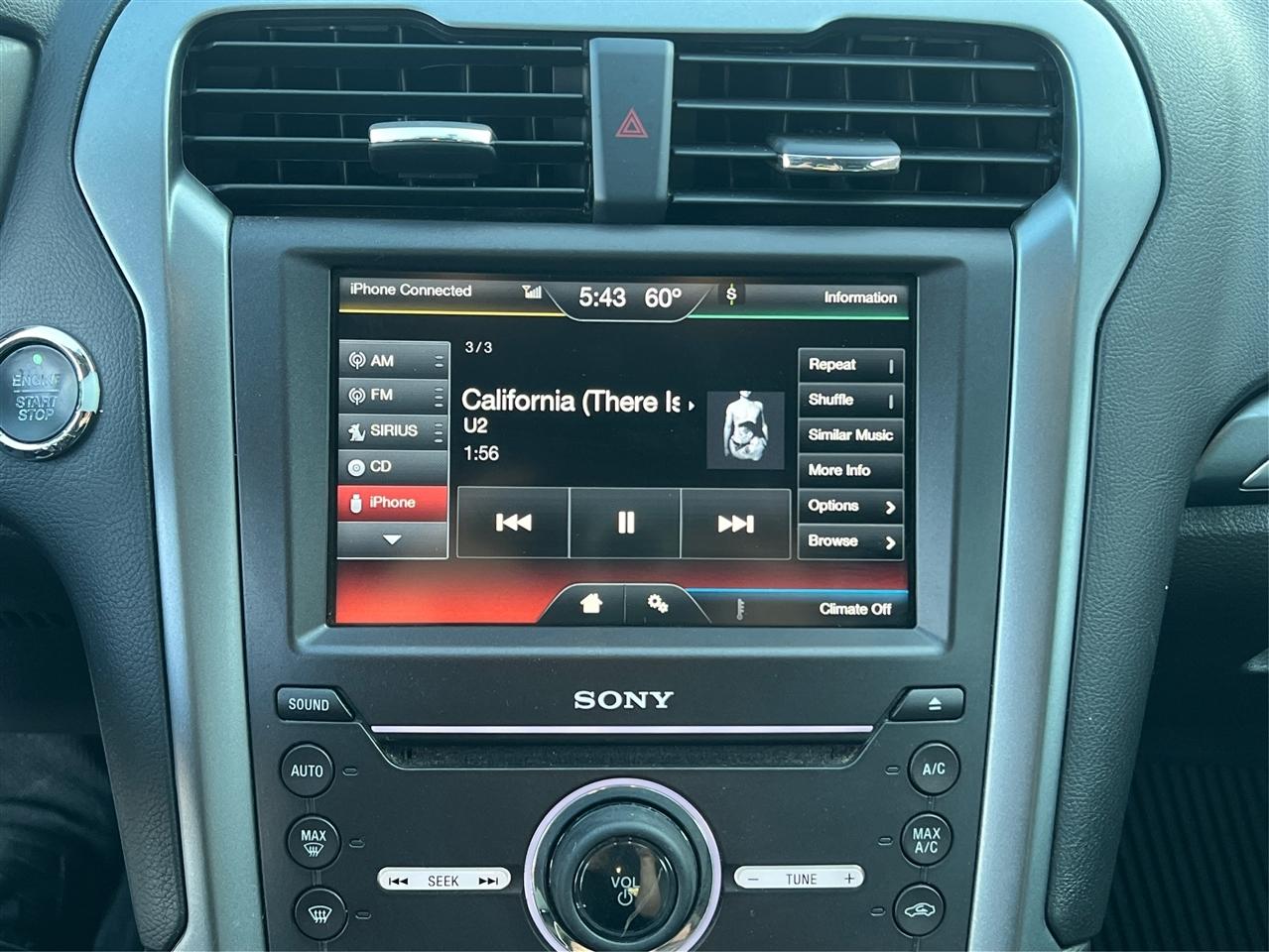 Ford Fusion 4dr Sdn Titanium FWD 2016
